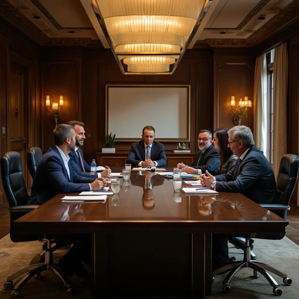 Reunión con clientes