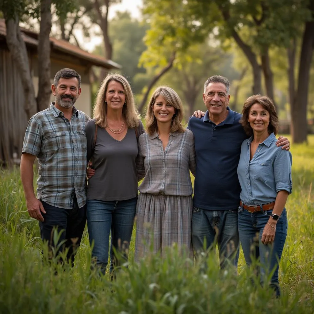 Foto de familia empresaria