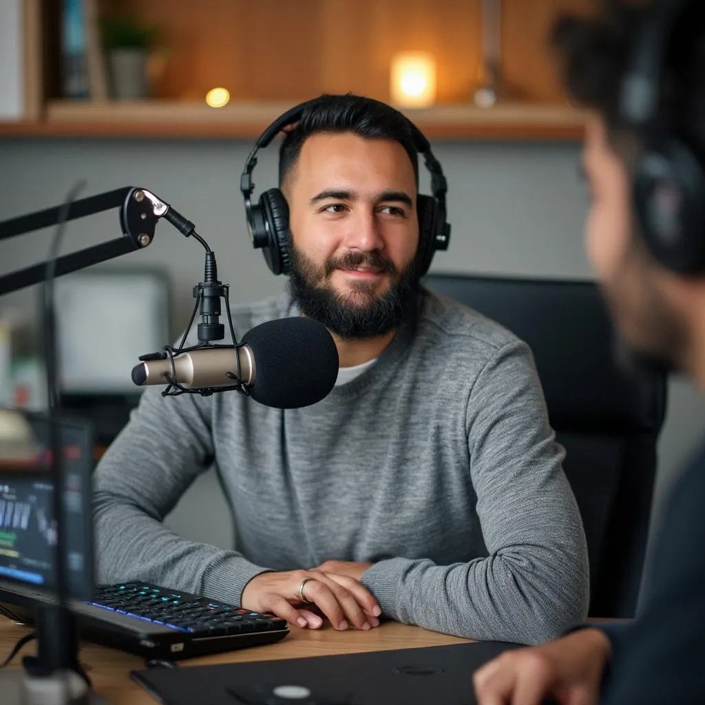 Grabación de podcast